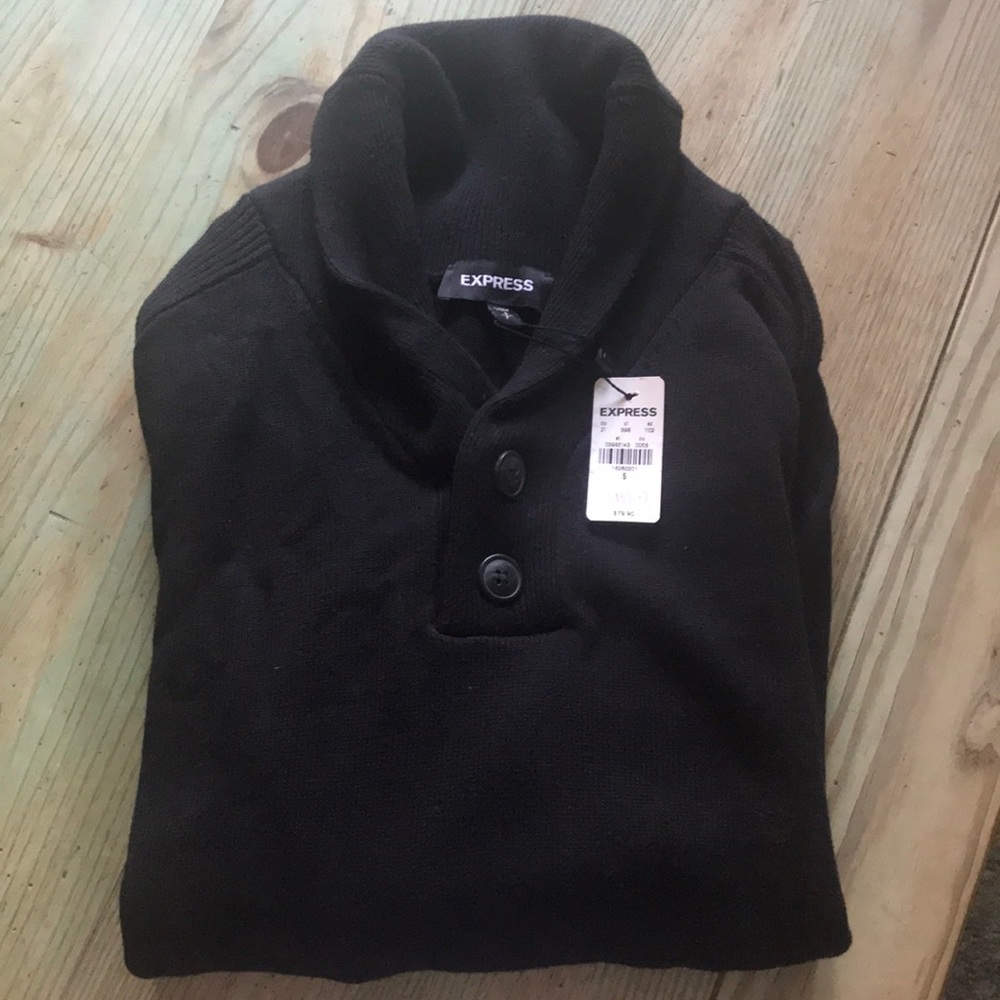 Men’s small black sweater